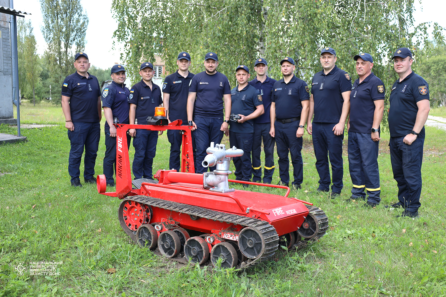 Презентація наземного пожежного робота ARKAN Fire