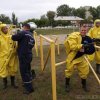 Навчання з організації рятувальних операцій при аваріях з викидом небезпечних хімічних речовин.