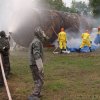 Навчання з організації рятувальних операцій при аваріях з викидом небезпечних хімічних речовин.